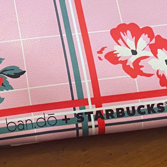 BAN.DO + STARBUCKS LIMITED EDITION PENCIL CASE / MAKEUP CASE /NWT RARE! - Picture 3 of 3
